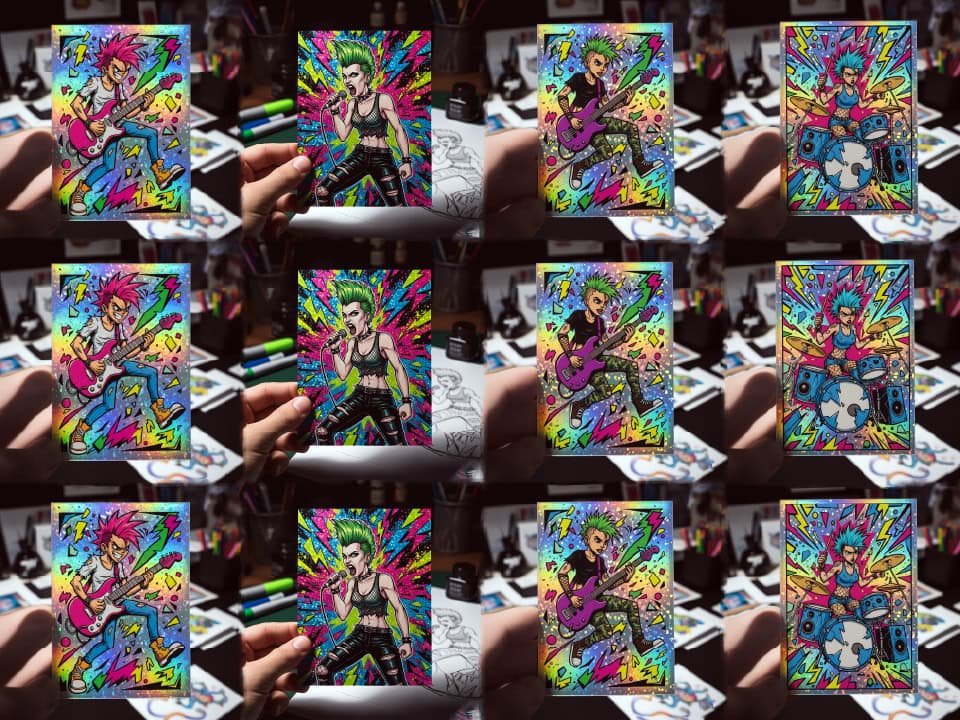 สติกเกอร์โฮโลแกรมลายพิเศษ สะท้อนสีรุ้งหลายมิติ คุณภาพงานพิมพ์พรีเมียมจาก C2S