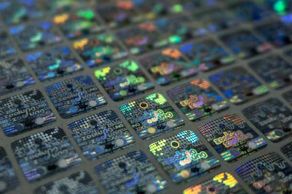 สติกเกอร์ป้องกันการปลอม สติกเกอร์ป้องกันการปลอม