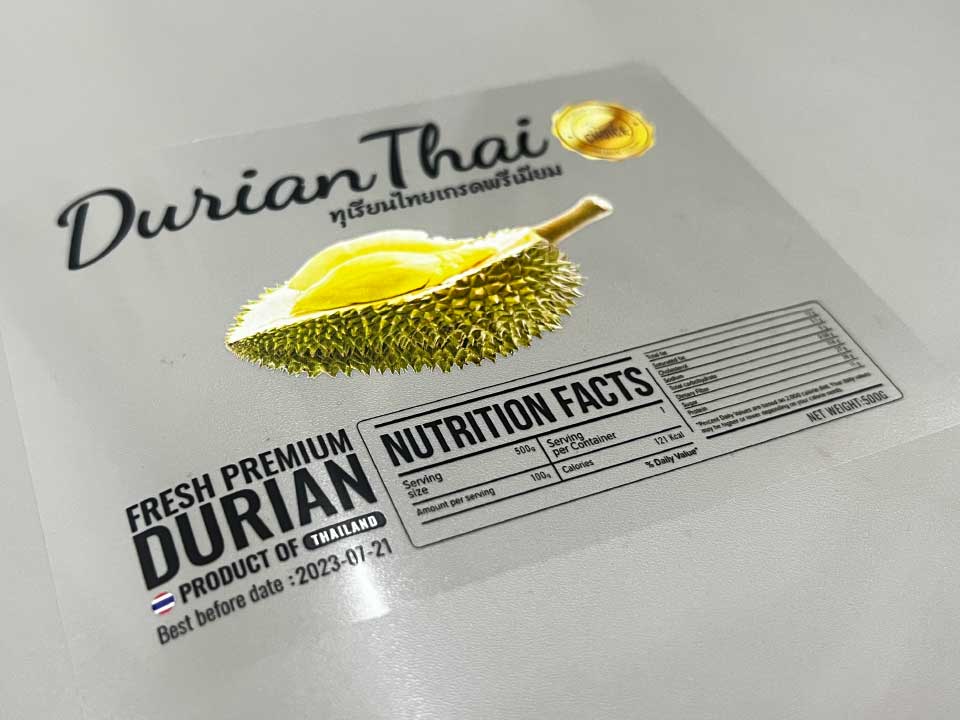 สติกเกอร์แบบโปร่งใส เพิ่มความเรียบหรูและโดดเด่นให้กับบรรจุภัณฑ์และสินค้า